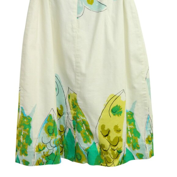 Anthropology Holiday Party "We Love Vera" Sheath A-Lined Skirt Geometric Size 2 - Picture 5 of 14